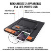 Jackery SolarSaga 100W : panneau solaire pliable bifacial