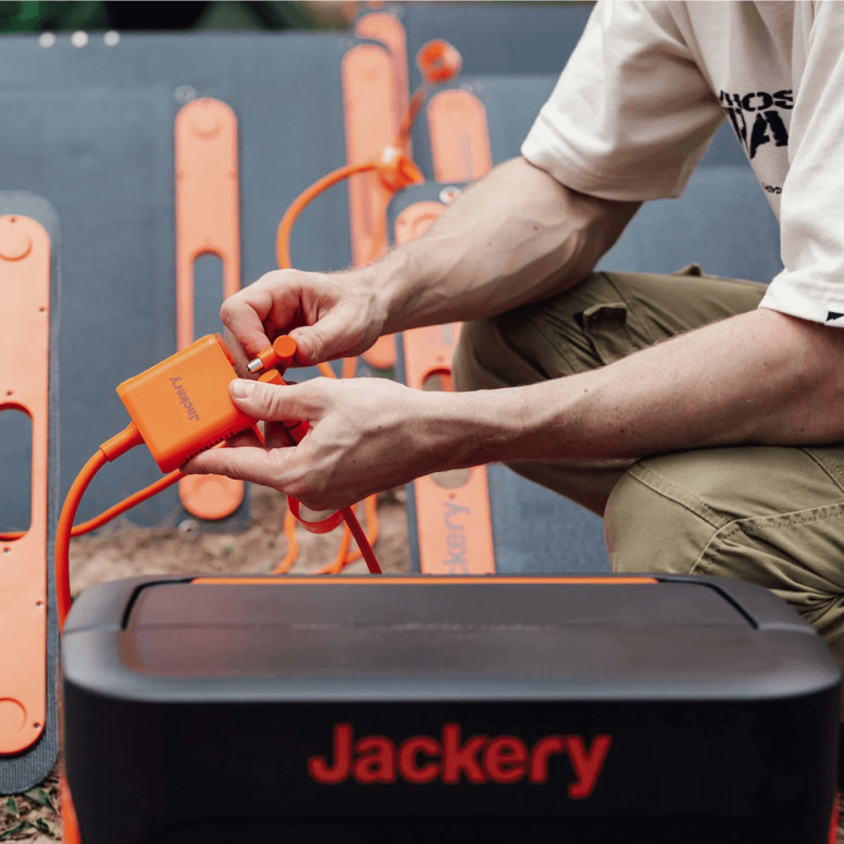 Conector solar Jackery: ligar 2 ou 3 painéis