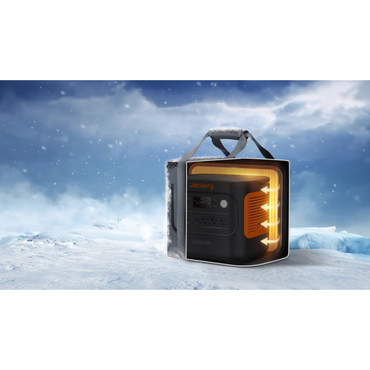 Sac Jackery Extreme Guard L : protection et module chauffant