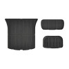 Set of 3 TPE boot mats for Tesla Model Y Juniper 2025+: frunk, lower boot and rear boot