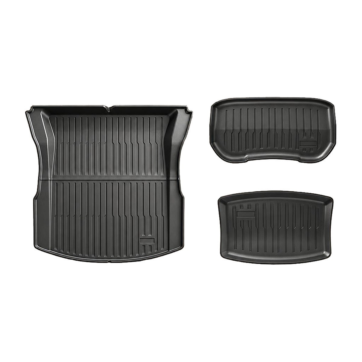 Set of 3 high-edged TPE boot mats for Tesla Model 3 Highland 2024+