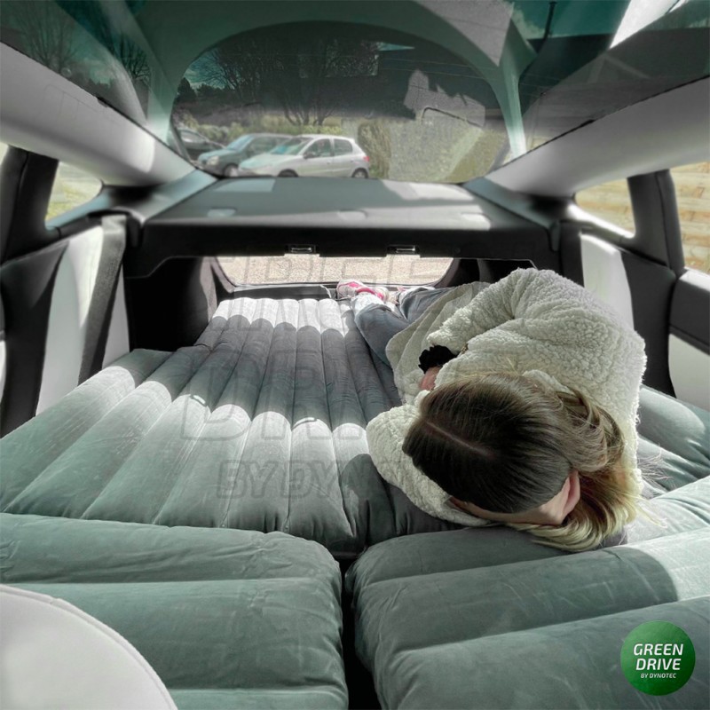 colchón Flocado Personalizado ARYSIEER Colchón de Aire Multifuncional para automóvil para Tesla Model-S 2014-2015 con Bomba de Aire y Dos Almohadas 