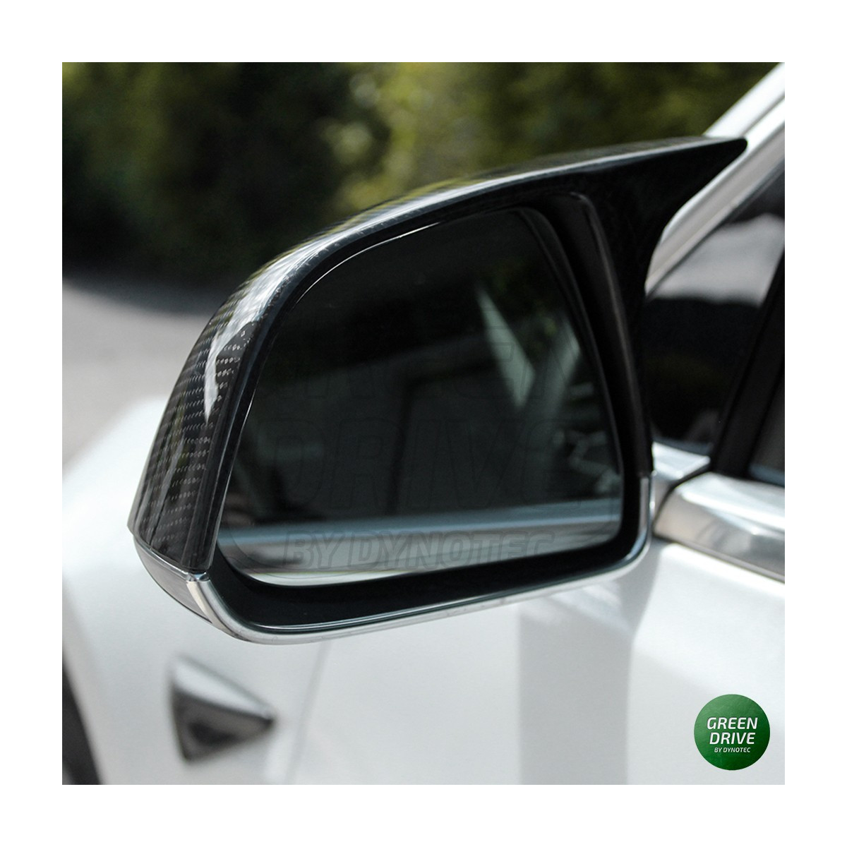 M stil kulstofspejlkapsler - Tesla Model 3