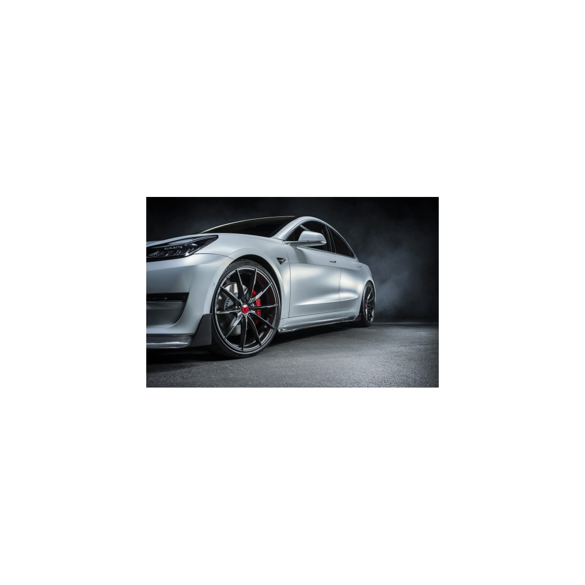 Frontlæbe i carbon VORSTEINER - TESLA MODEL 3