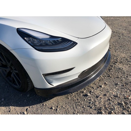 MaierEV carbon voorspoiler - Tesla Model 3