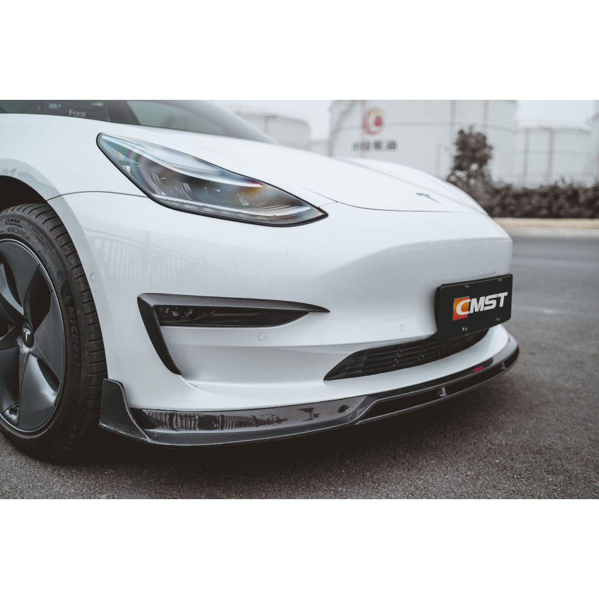 Karbonowe światło przeciwmgielne CMST® - Tesla Model 3