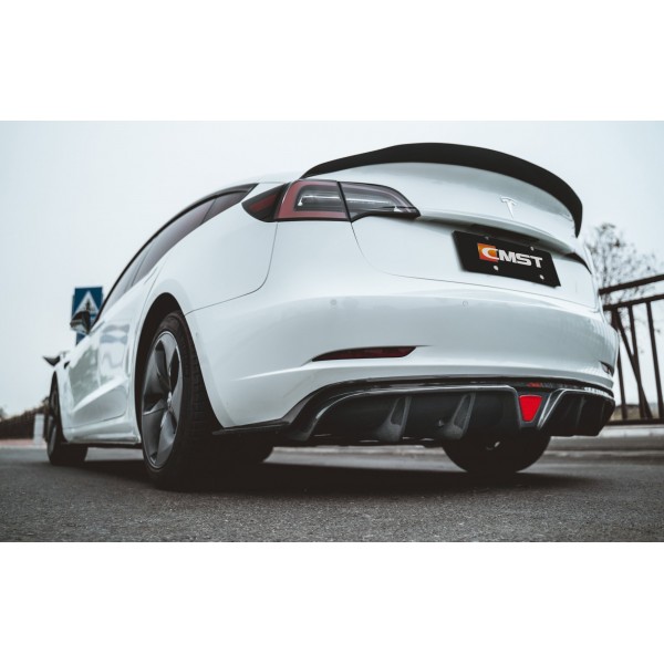 CMST® Carbon Achterdiffuser - Tesla Model 3