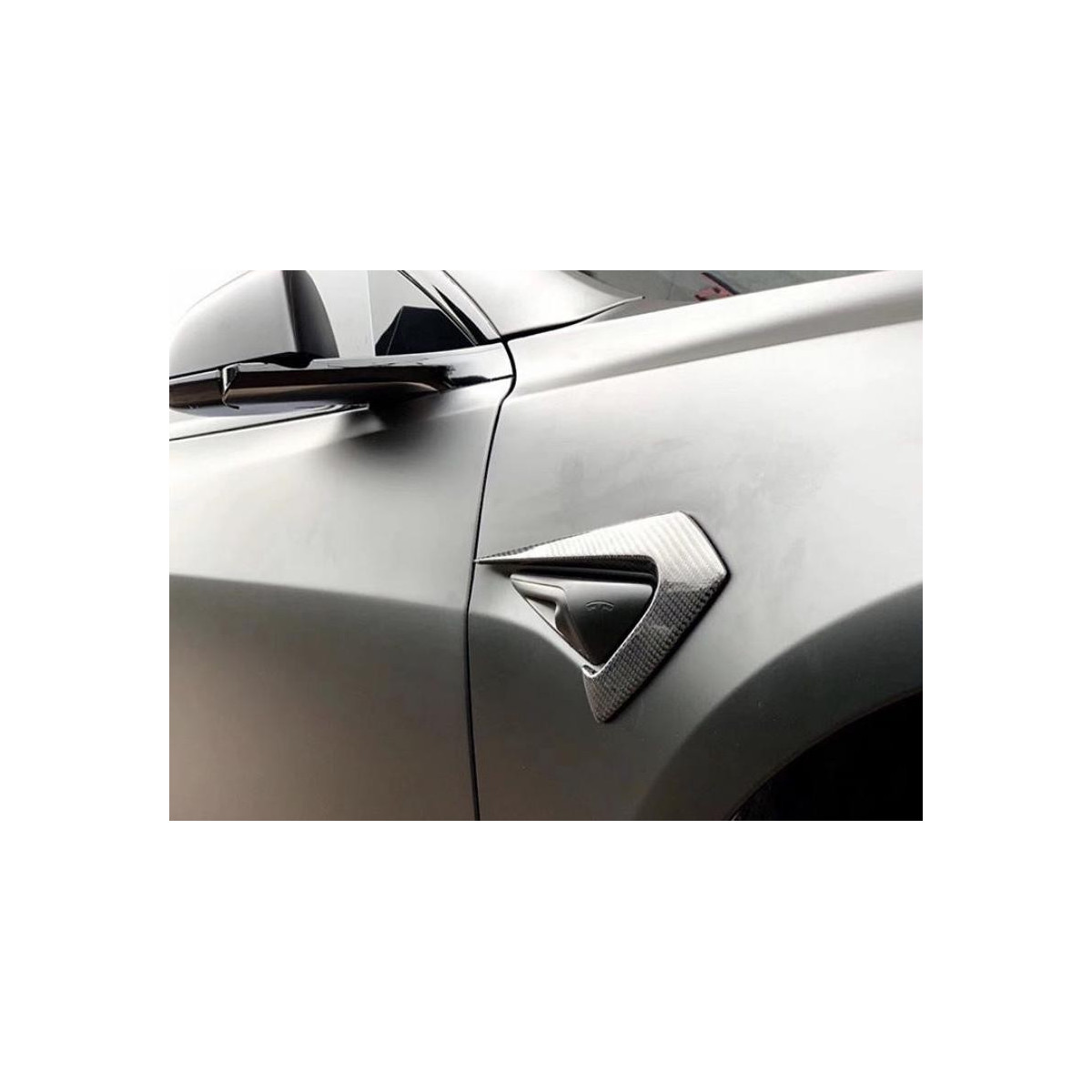CMST Tesla Karbónové bočné vložky kamier ® - Model 3