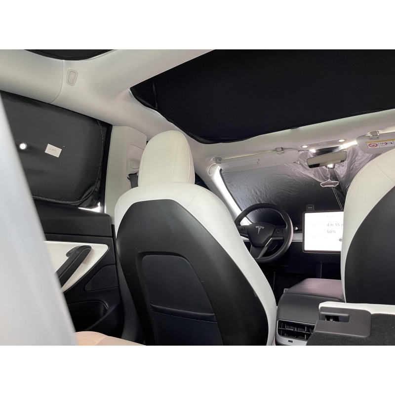 Seitenfenster Sonnenschutz für Tesla Model 3 Y Front Heckscheibe Getriebe  Wärmedämmung Sichtschutzvorhang Outdoor Ganze Auto Beschattung