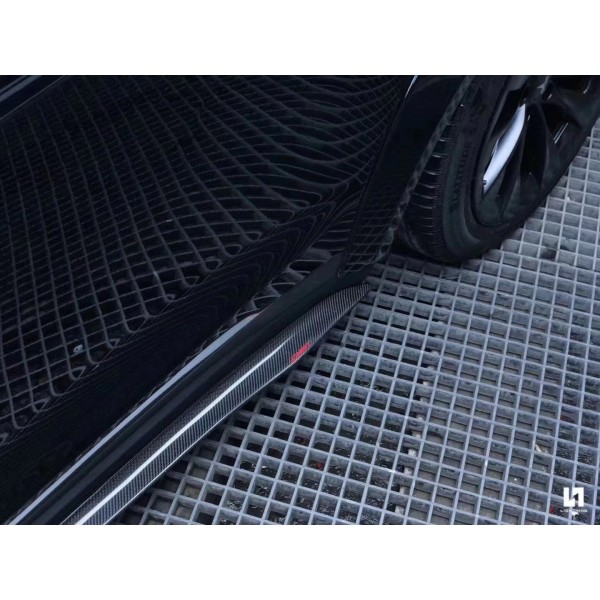 Jupes Latérales en Carbone CMST® pour Tesla Model X 2016-2021