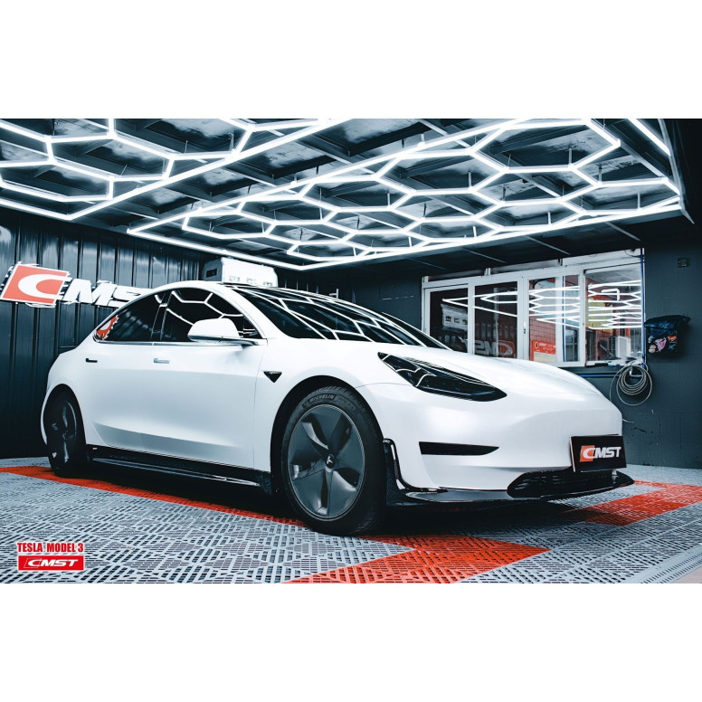 Labio delantero del kit de carrocería CMST V2 para Tesla Model 3