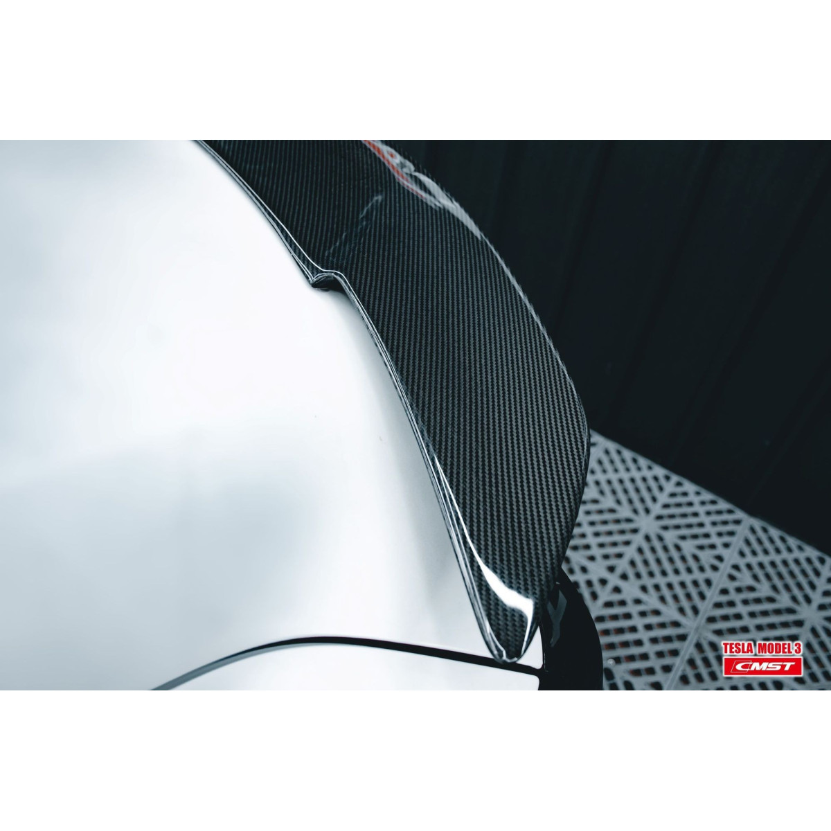 Hækspoiler til bodykit CMST V2 til Tesla Model 3