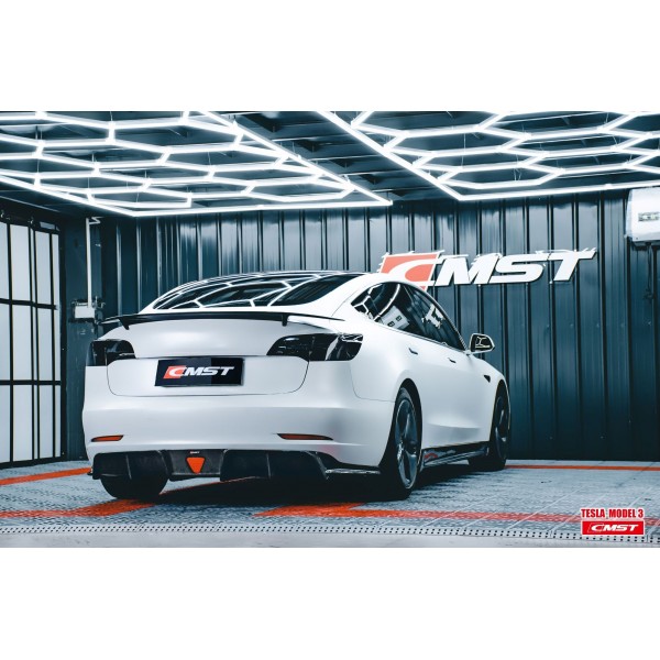 Alerón trasero de carrocería CMST V2 para Tesla Model 3