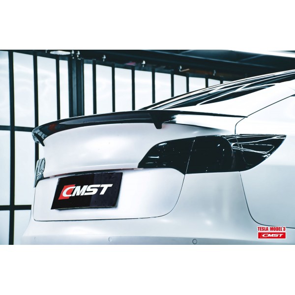 Spoiler traseiro de carroçaria CMST V2 para Tesla Model 3