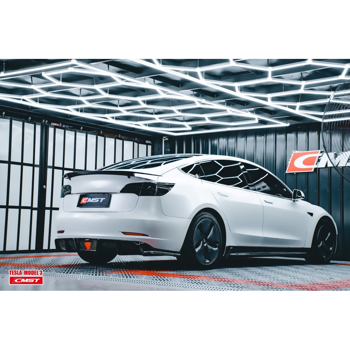CMST Tesla Kit caroserie difuzor spate V2 pentru Model 3