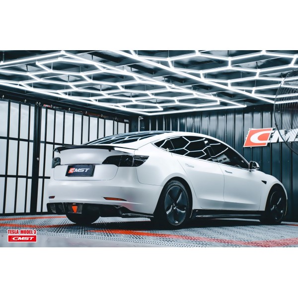 Achterdiffusor body kit CMST V2 voor Tesla Model 3
