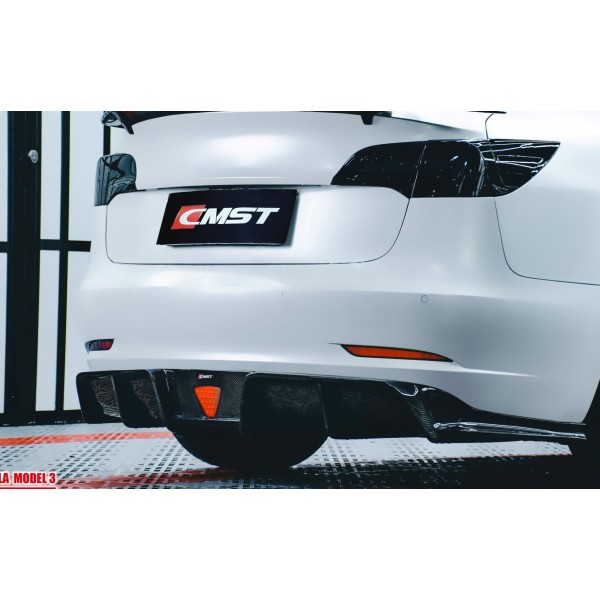 Diffuseur arrière kit carrosserie CMST V2 pour Tesla Model 3