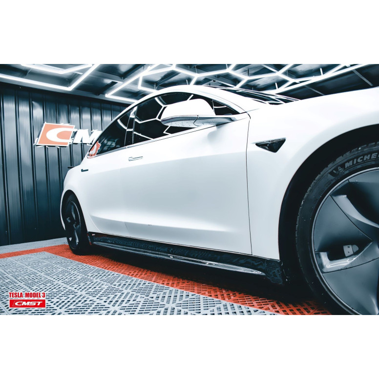 Sideskørter til bodykit CMST V2 til Tesla Model 3