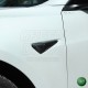 Sidokamerakåpa i carbon med heltäckande skydd för Tesla Model SX, 3 och Y