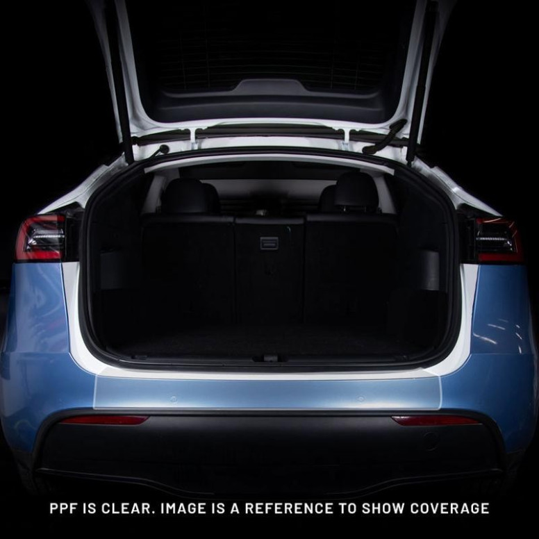 Osłona progu bagażnika z folii PPF - Tesla Model Y