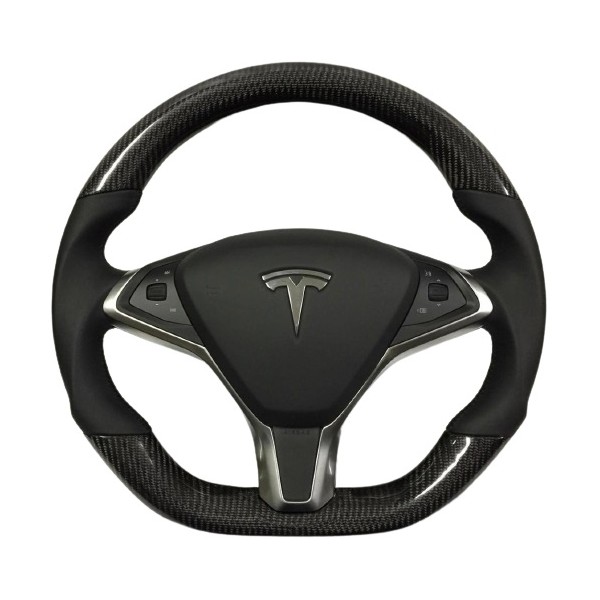 Räätälöity ohjauspyörä osoitteeseen Tesla Model S ja X