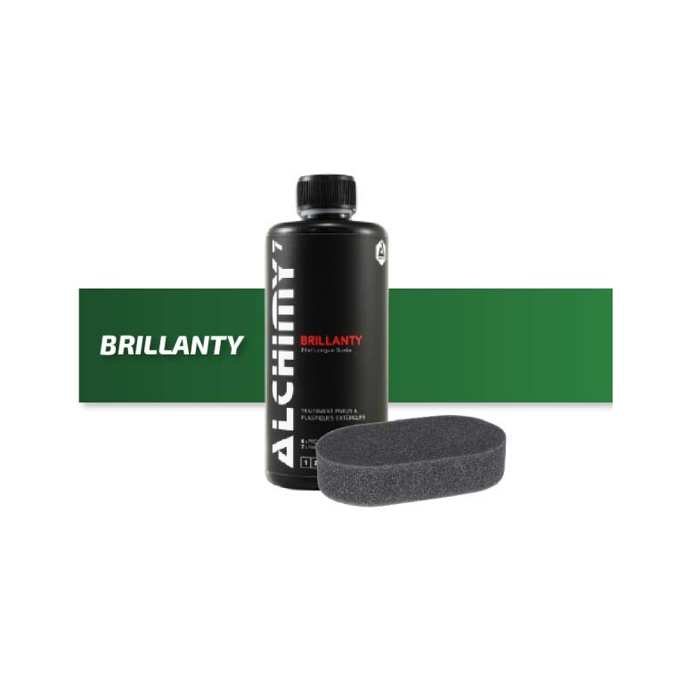 Soluție de curățare anvelope Brillanty cu tampon aplicator - Alchimy 7