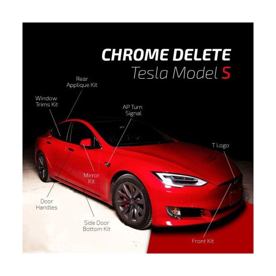Chrome sletter - Tesla Model S