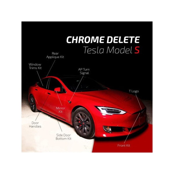 esthetisch Larry Belmont retort Chroom verwijderen - Tesla Model S