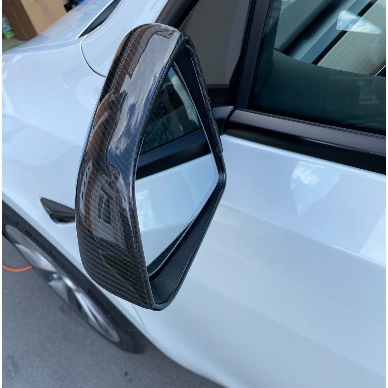Καπάκια καθρεφτών από ανθρακονήματα για Tesla Model Y 2022-2024