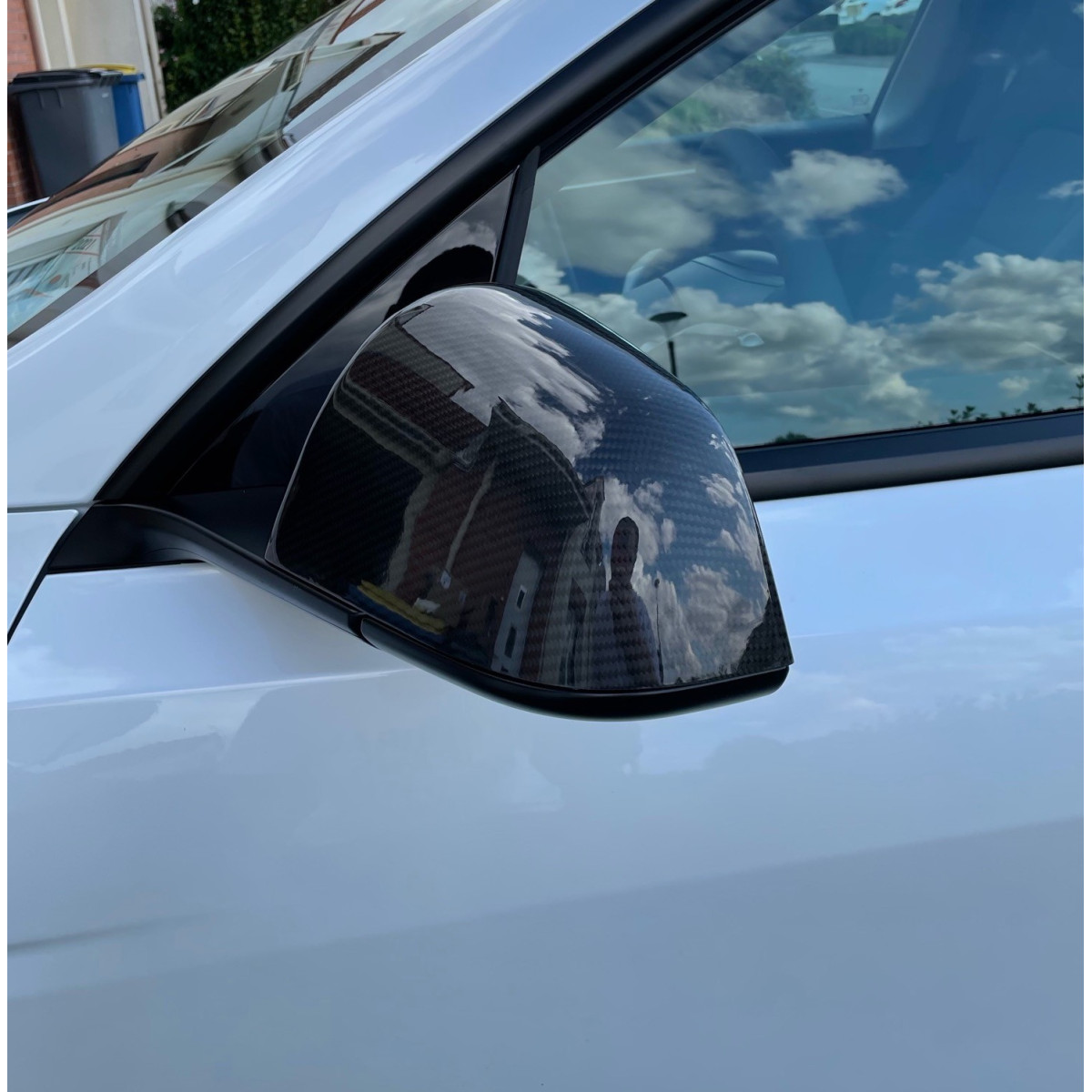 Capace de oglindă din carbon Tesla Model Y 2022-2024