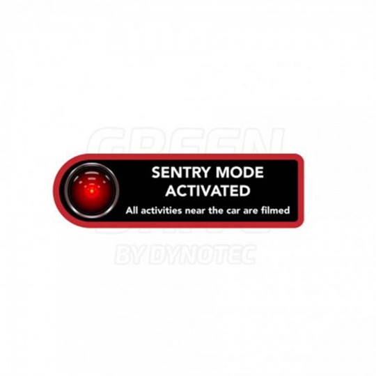 Sticker / autocollant SENTRY MODE