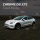 Chroomschraapbekleding - Tesla Model 3