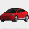 3M ScotchGard PPF-skydd för trösklar - Tesla Model Y