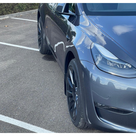 Kit 4 Garde-Boue Tesla Model Y 2020-2024 - Protection Intégrale Anti-Projections Et Gravillons
