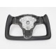 Yoke style custom steering wheel for Tesla Model 3