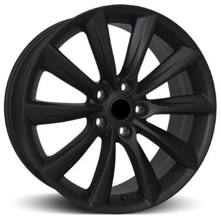 Súprava 4 diskov Turbine 21" matnej čiernej farby pre Tesla Model S