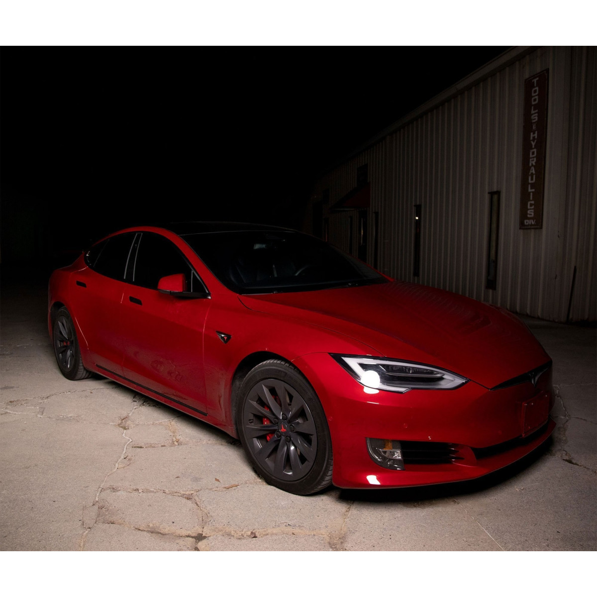 Chrome delete - Tesla Model S