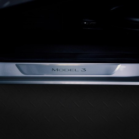 Προστασία PPF κατωφλίου πόρτας για Tesla Model 3 και Tesla Model Y