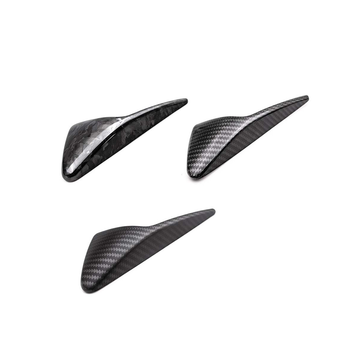 Protección de cámara lateral de carbono para Tesla Model S, X, 3 hasta 2020
