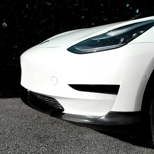 Spoiler avant en carbone - Tesla Model 3