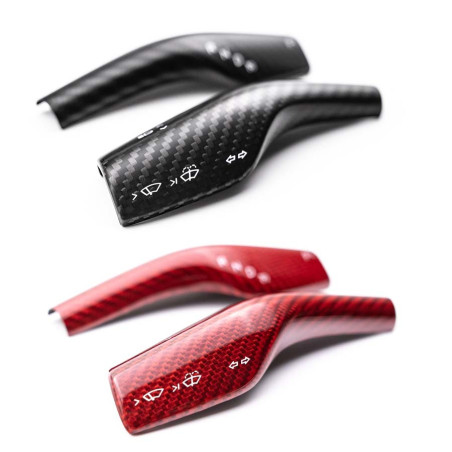 Inserto de carbono para palancas del volante - Tesla Model 3 y Tesla Model Y