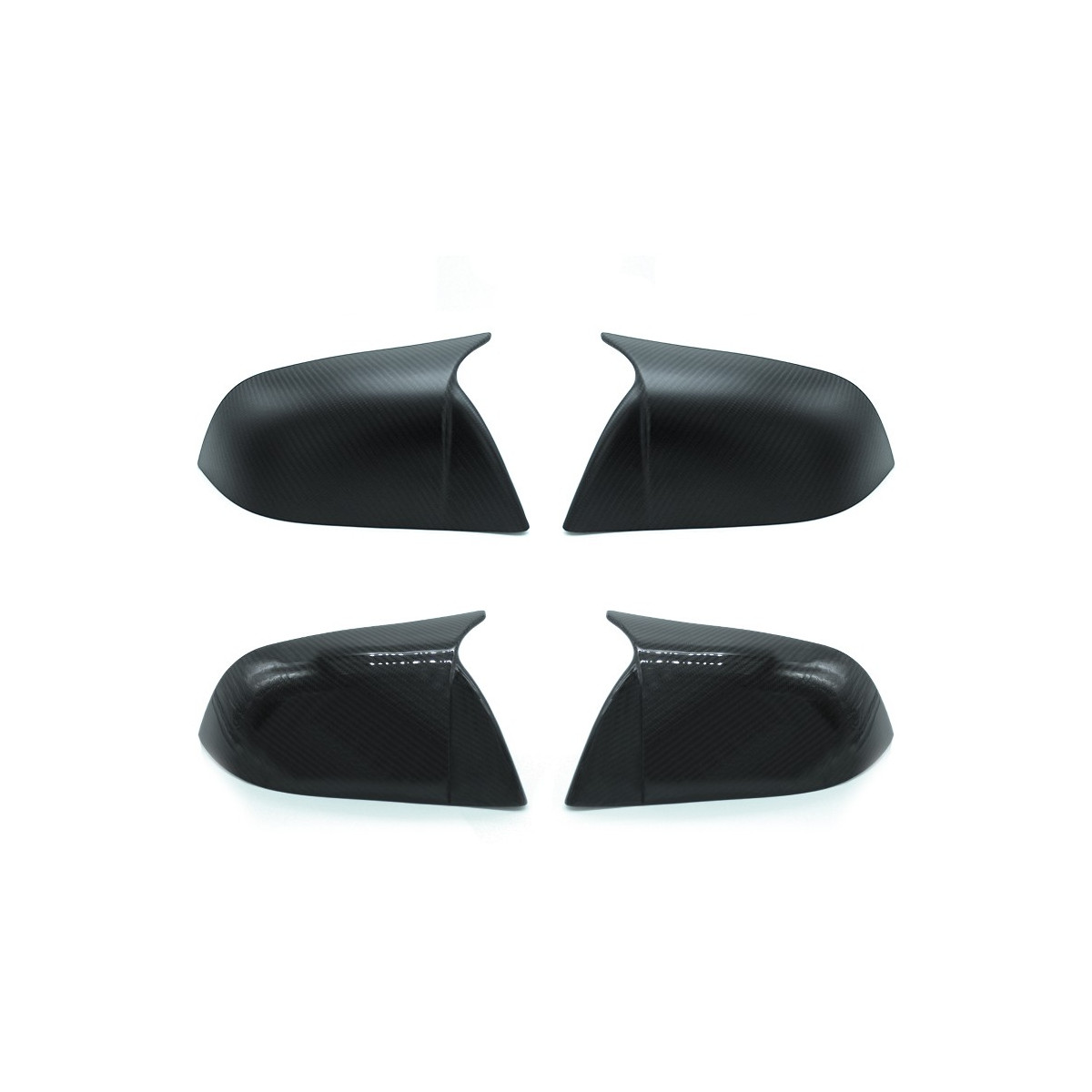 Tesla M-stil speildeksler i karbon Model 3