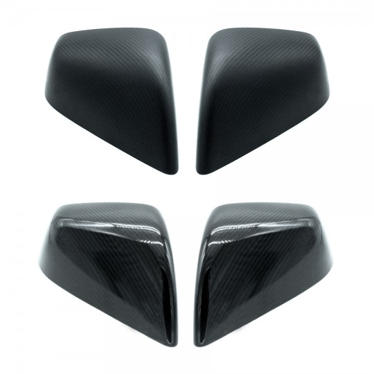 Carbon Rearview Mirror Covers - Tesla Model X