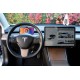 Soporte de teléfono montado en el volante con cargador para Tesla Model 3 y Model Y
