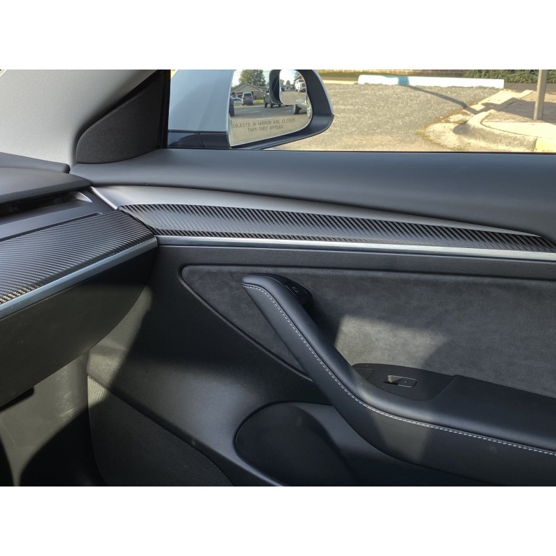 Pour Tesla modèle 3 porte de voiture en cuir Anti  – Grandado