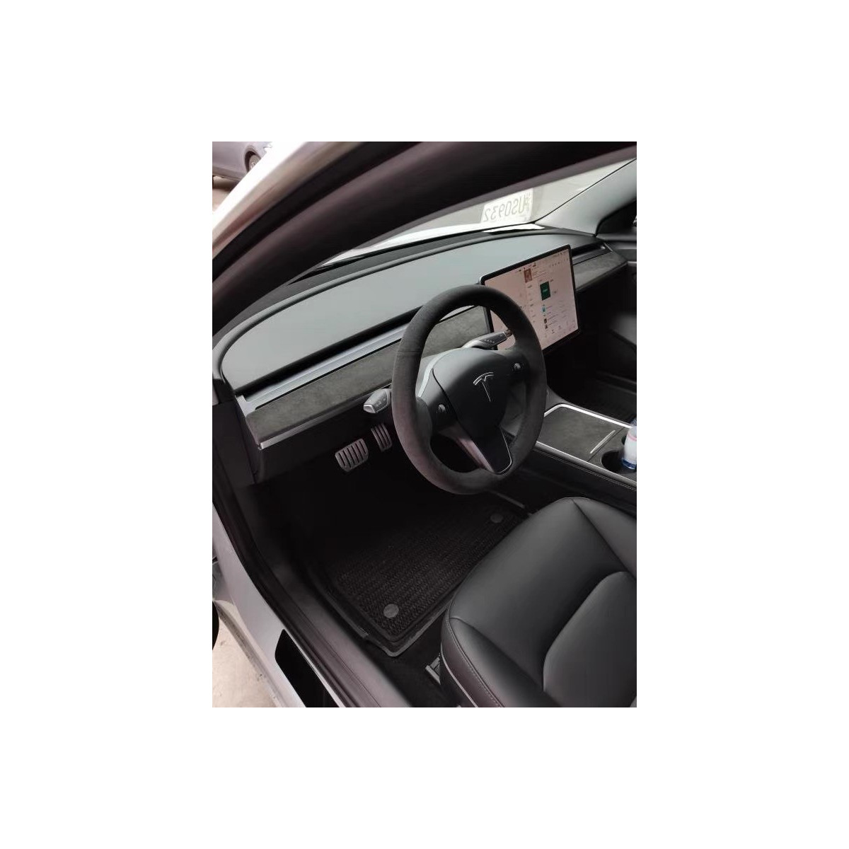 Genuine Alcantara® center console for Tesla Model 3 and Y