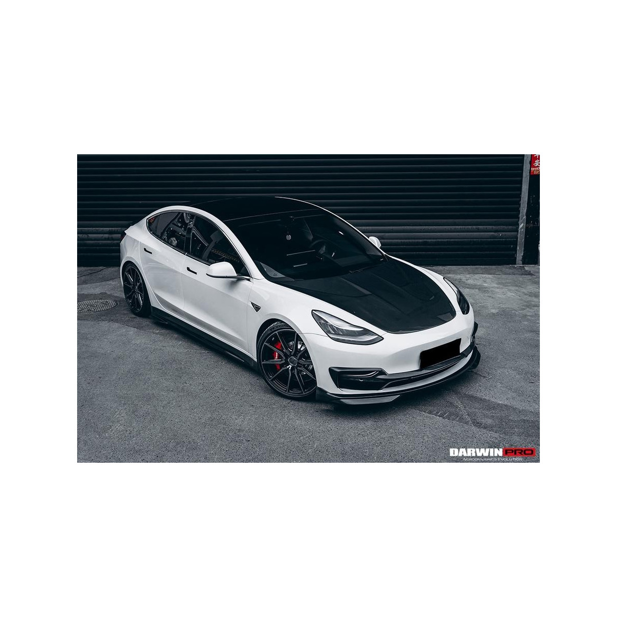 Frontspoilersæt DarwinProAERO V1 til Tesla Model 3