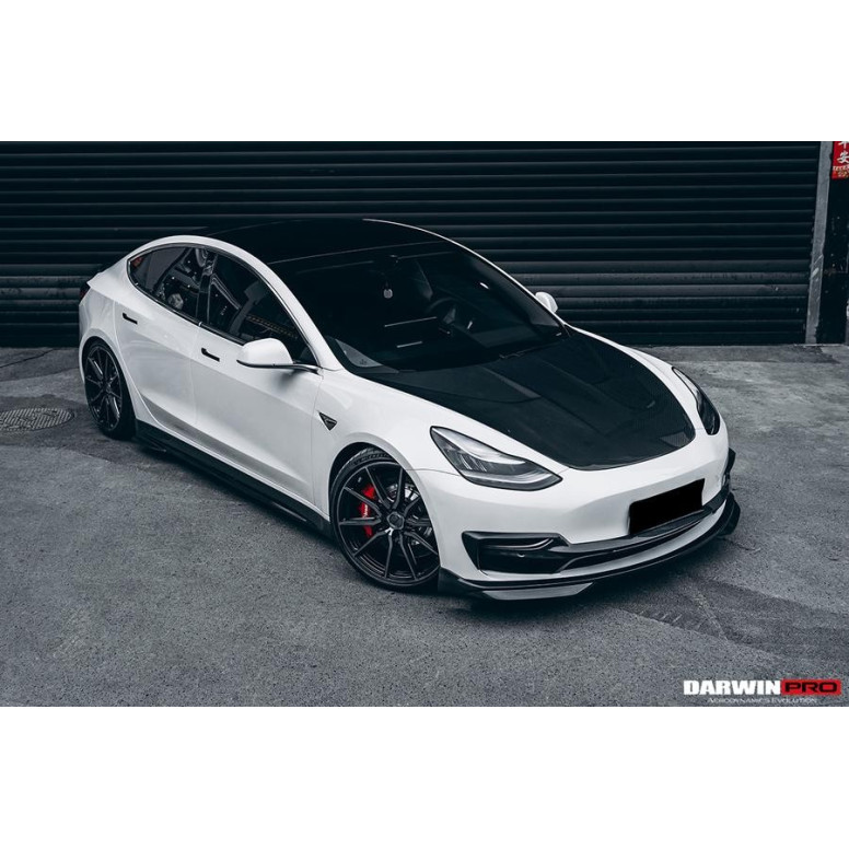 Kit de spoiler delantero DarwinProAERO V1 para Tesla Model 3