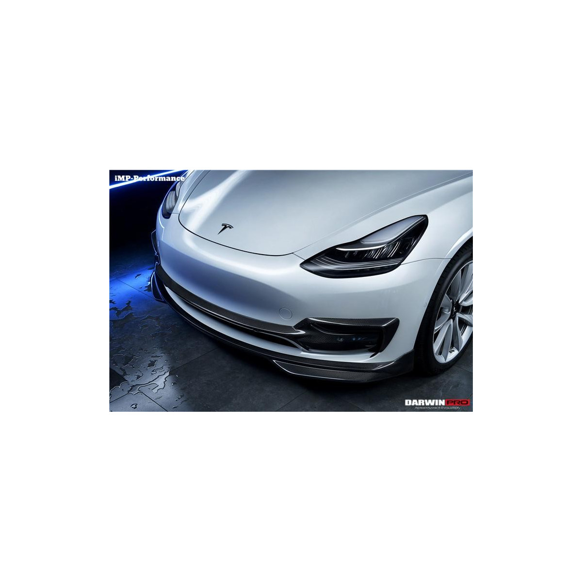 Frontspoilersæt DarwinProAERO V1 til Tesla Model 3