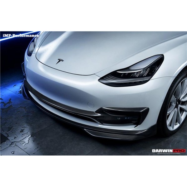 Spoiler avant kit DarwinProAERO V1pour Tesla Model 3